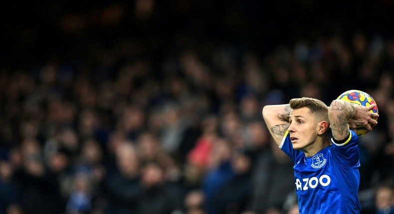 Lucas Digne has joined Aston Villa from Everton Creator: Paul ELLIS