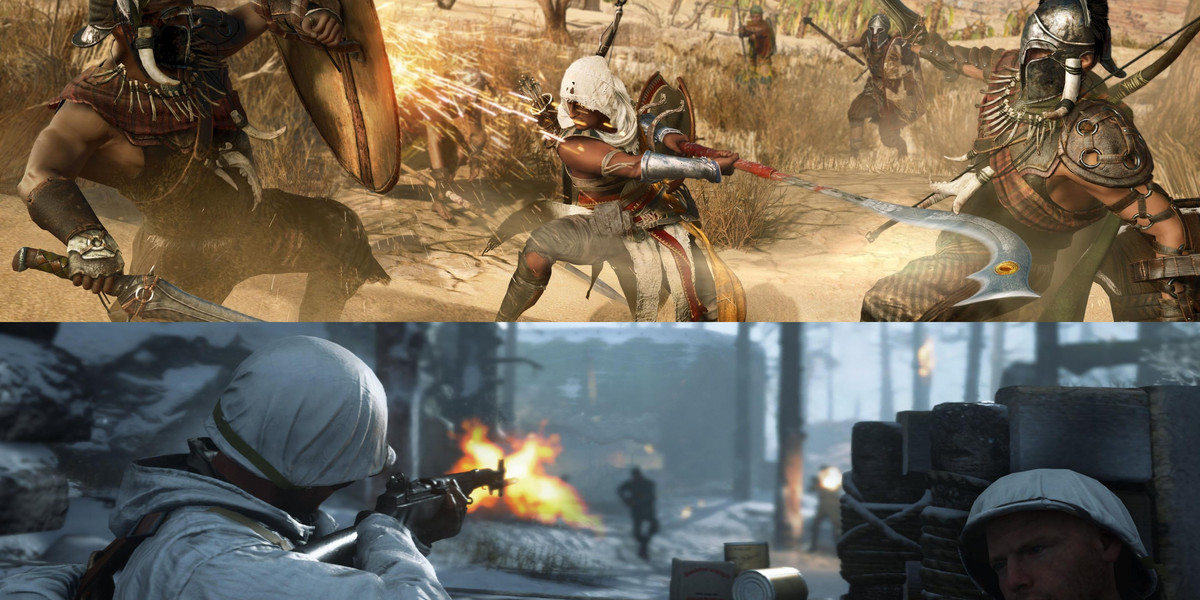 Assasins Creed i Call of Duty