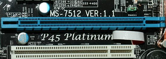 W zależności od bieżącej ceny rynkowej możemy pochwalić się posiadaniem MSI P45 Neo2 lub MSI P45 Platinum