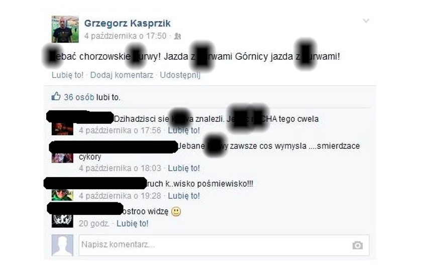 Grzegorz Kasprzik udowodnił, że ma ptasi móżdżek! idiotyczny wpis bramkarza może go pogrążyć!