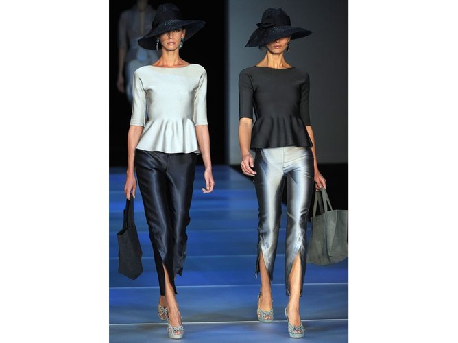 Armani na sezon wiosna-lato 2012 na Mediolańskim Tygodniu Mody