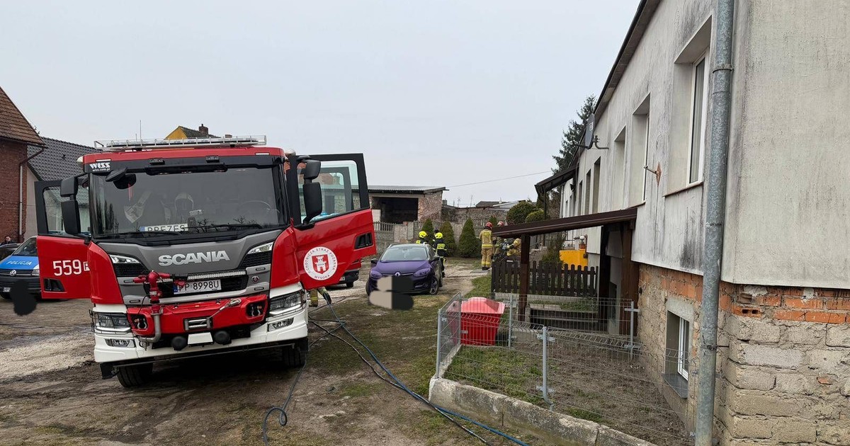Tragiczny pożar w Wysokiej: Zginęło dwoje dzieci