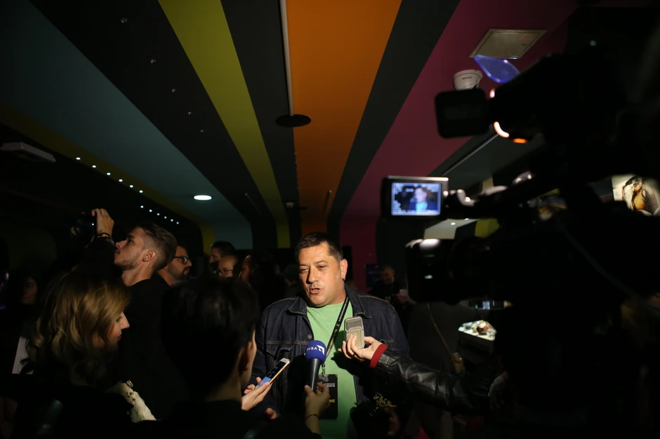 Aleksandar Reljić odgovara na pitanja novinara nakon proglašenja