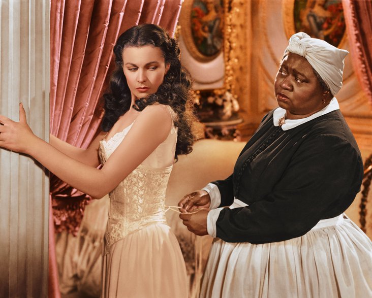 Vivien Leigh i Hattie McDaniel w "Przeminęło z wiatrem"