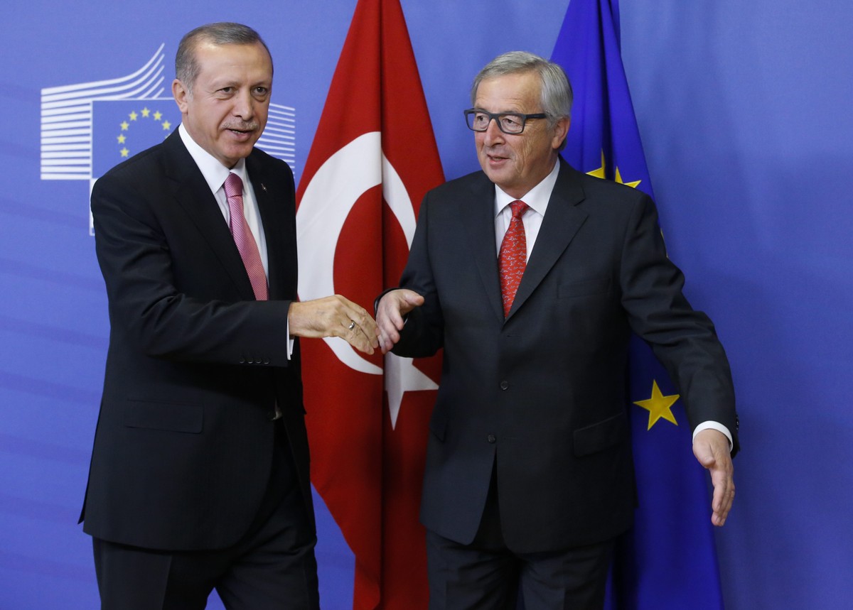 Recep Tayyip Erdogan i Jean-Claude Juncker