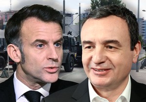 Aljbin Kurti i Emanuel Makron