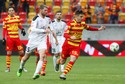 PIŁKA NOŻNA EKSTRAKLASA JAGIELLONIA - GÓRNIK ŁĘCZNA (Fedor Cernych i Grzegorz Bonin)