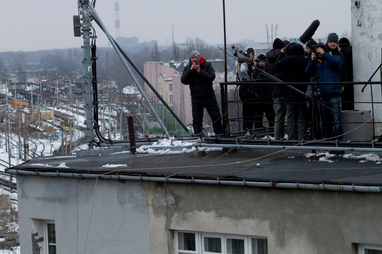 Na planie filmu Wojciecha Smarzowskiego '7 dni'