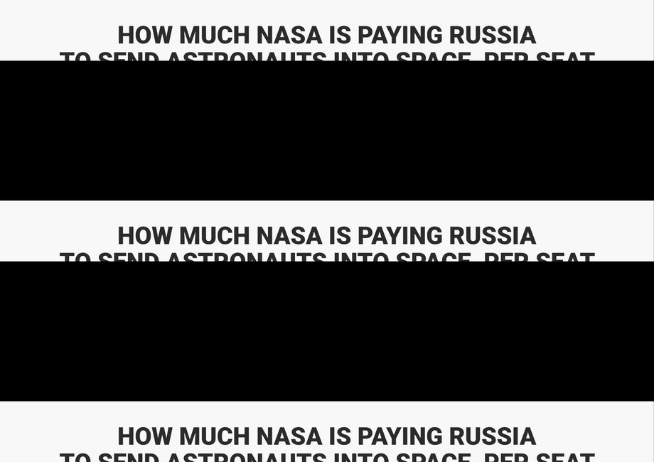 How much NASA is paying Russia for each US astronaut seat aboard a Soyuz spacecraft from 2006 through 2018.