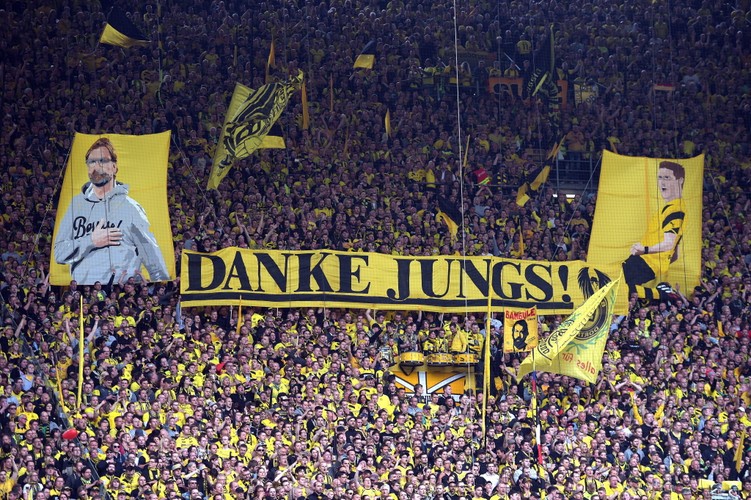 Tak kibice Borussii Dortmund żegnali Juergena Kloppa