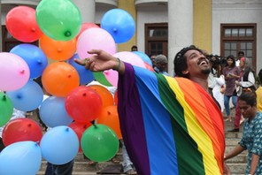 LGBT Community And Supporters Celebrate After SC Verdict Of Section 377