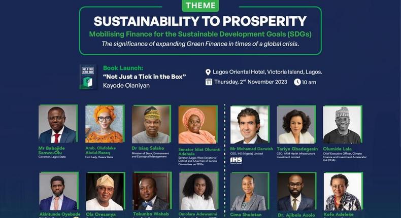Sanwo-Olu, Kwara First Lady lead policymakers, business leaders to address Nigeria’s $10bn SDGs funding gap at 2023 Sustainability Table Discourse Series