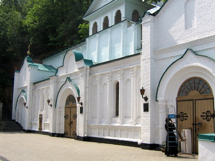 Ulaz u manastir Svjatogorska lavra kod Slovjanska