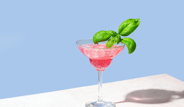 Berry & basil daiquiri