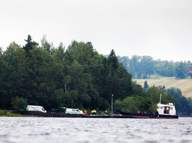 Wyspa Utoya leży niedaleko Oslo