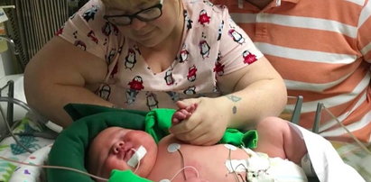 Urodziła chłopca ważącego ponad 6 kg! Lekarze w szoku