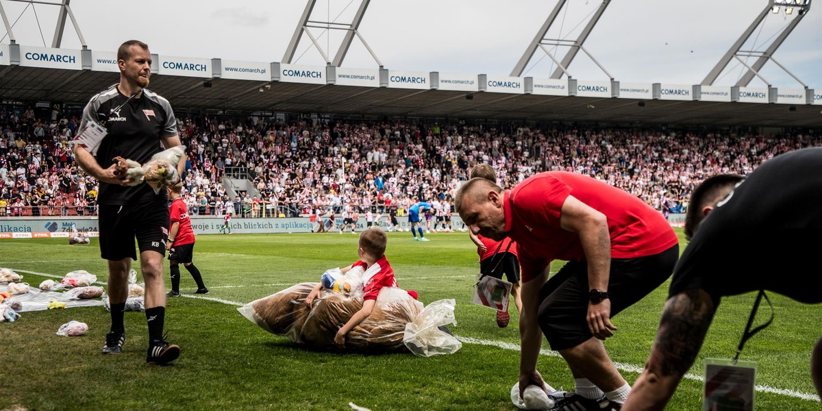 Pilka nozna. PKO Ekstraklasa. Cracovia Krakow - Rakow Czestochowa. 19.05.2024