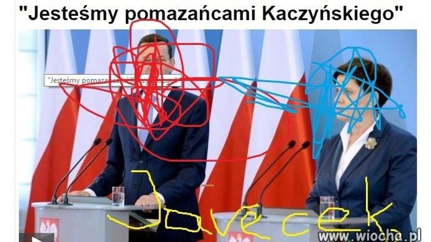 Internet kpi z „pomazańców Kaczyńskiego". MEMY