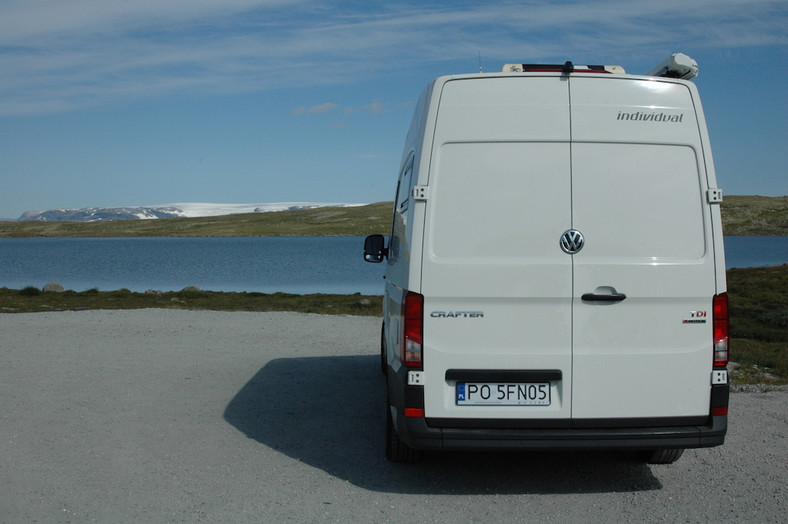 Volkswagen Crafter kamper – podróż po Norwegii