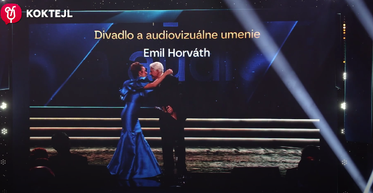 Moderátorka a herečka Karin Haydu a Emil Horváth.
