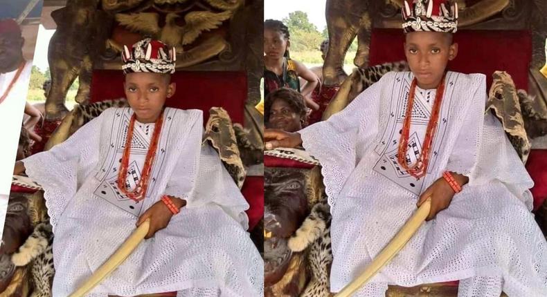 10-year-old boy crowned king in Nigeria’s Anambra state