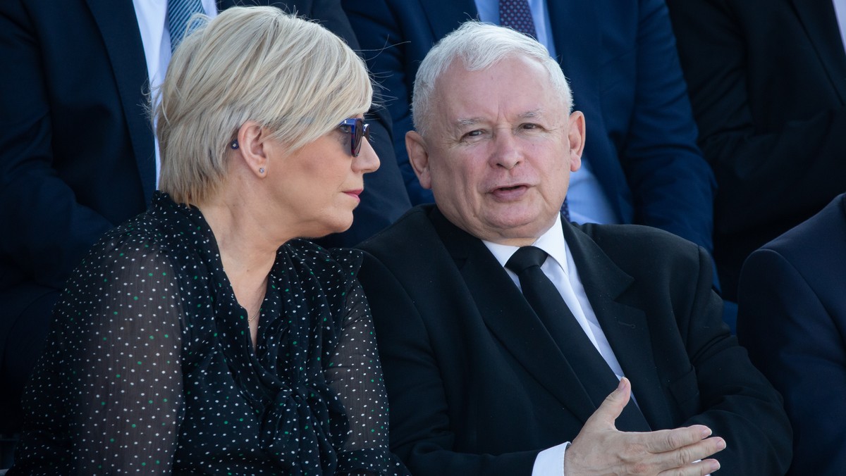 Julia Przyłębska i Jarosław Kaczyński