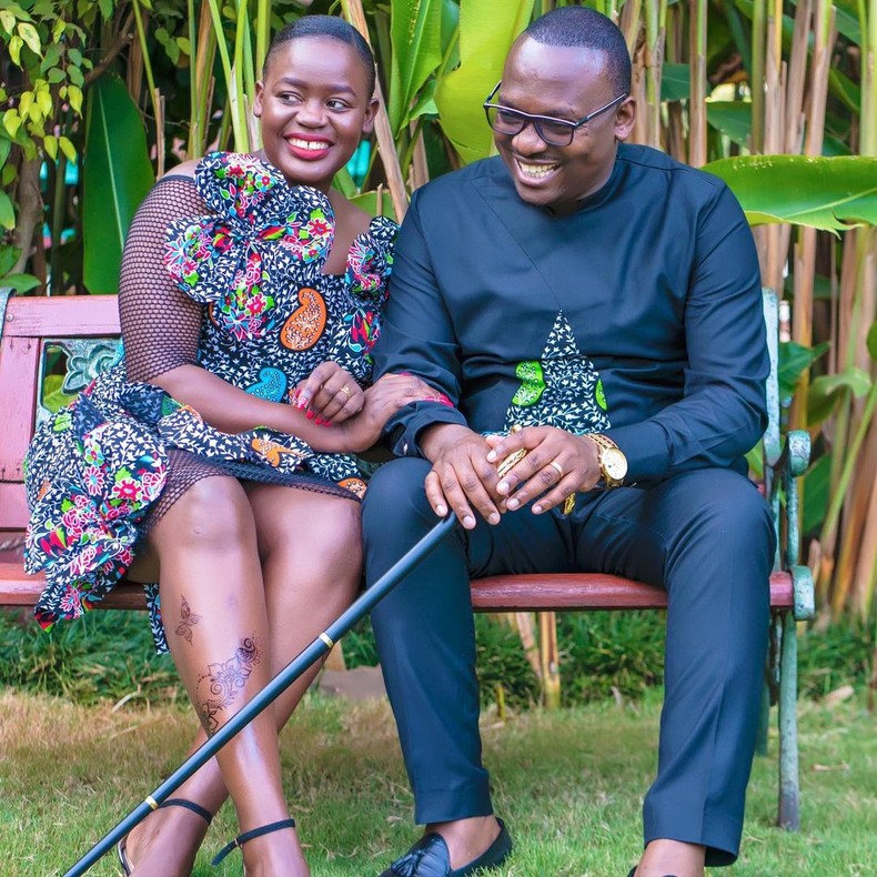 Cebbie Koks and hubby Steve Ogolla 