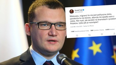 Wiceszef MSWiA o Tusku: Kanalia. Burzliwa dyskusja na Twitterze