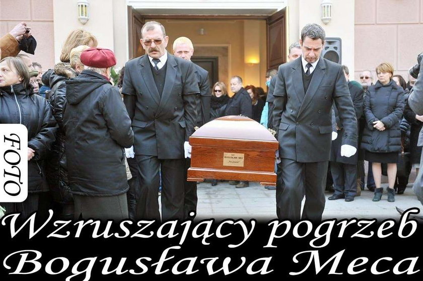 Wzruszający pogrzeb Bogusława Meca. Foto