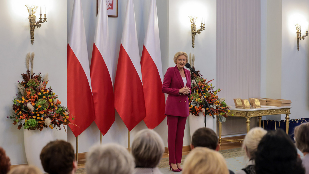 Agata Kornhauser-Duda wręczyła nagrody w Pałacu Prezydenckim