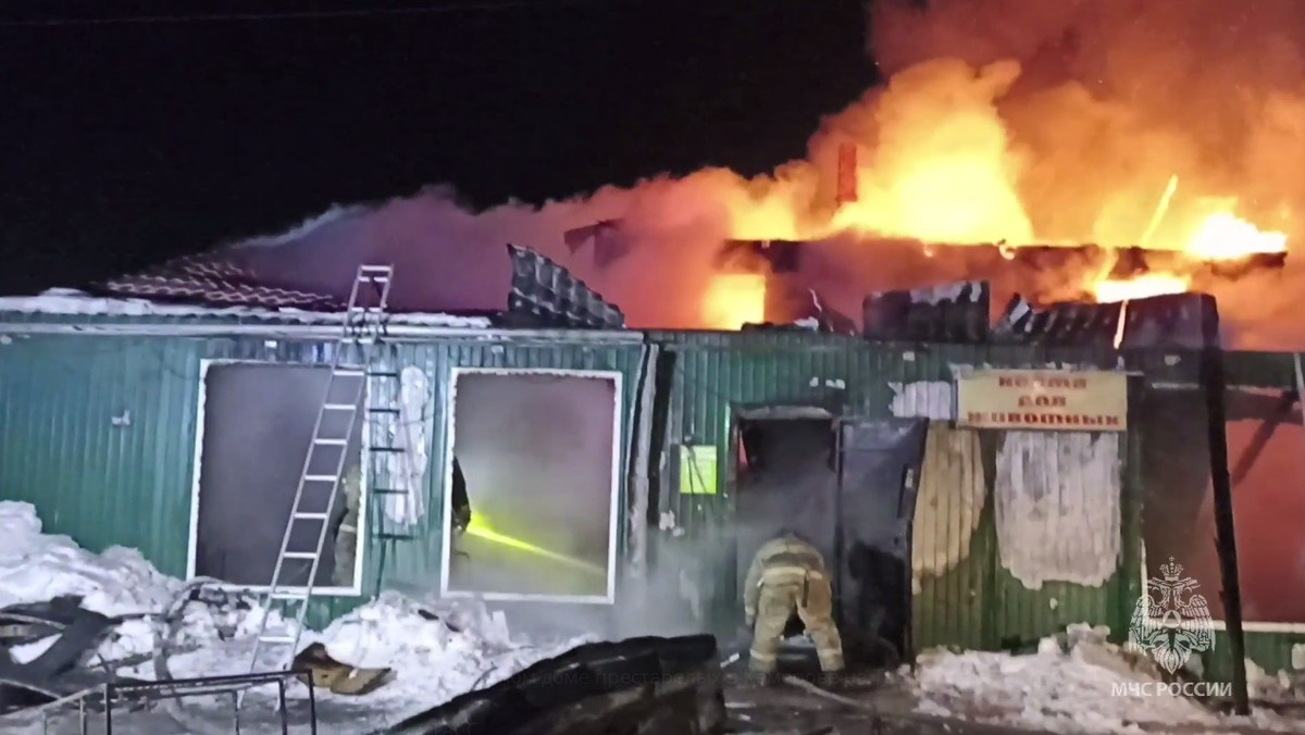 Tragiczny pożar w rosyjskim domu starców. Wiele ofiar śmiertelnych