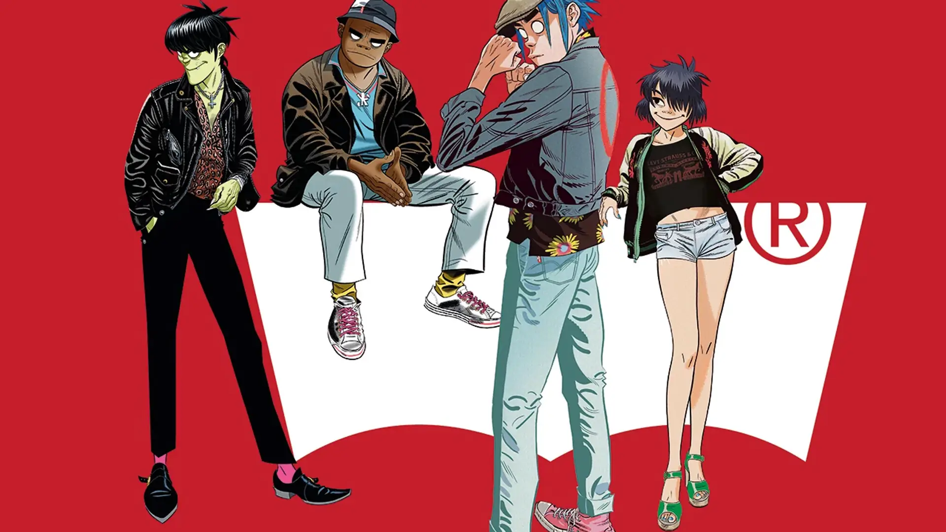 Gorillaz i Levi's robią razem ciuchy. Będziemy mogli sami projektować ubrania