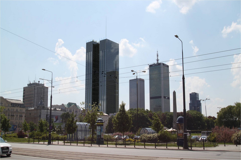 Wizualizacja 180-metrowego wieżowca BBI Development, który ma powstać w centrum Warszawy (1). Fot. materiały BBI Development