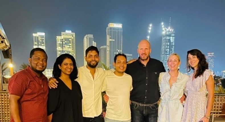 The InMobi and Microsoft Advertising Team (L to R): Seun Methowe, Priyanka Nambiar, Jacob Joseph, Rohit Dosi, Mike Luscombe, Janette Hardman, and Nilay Yucedag