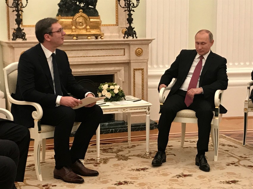 Aleksandar Vučić i Vladimir Putin