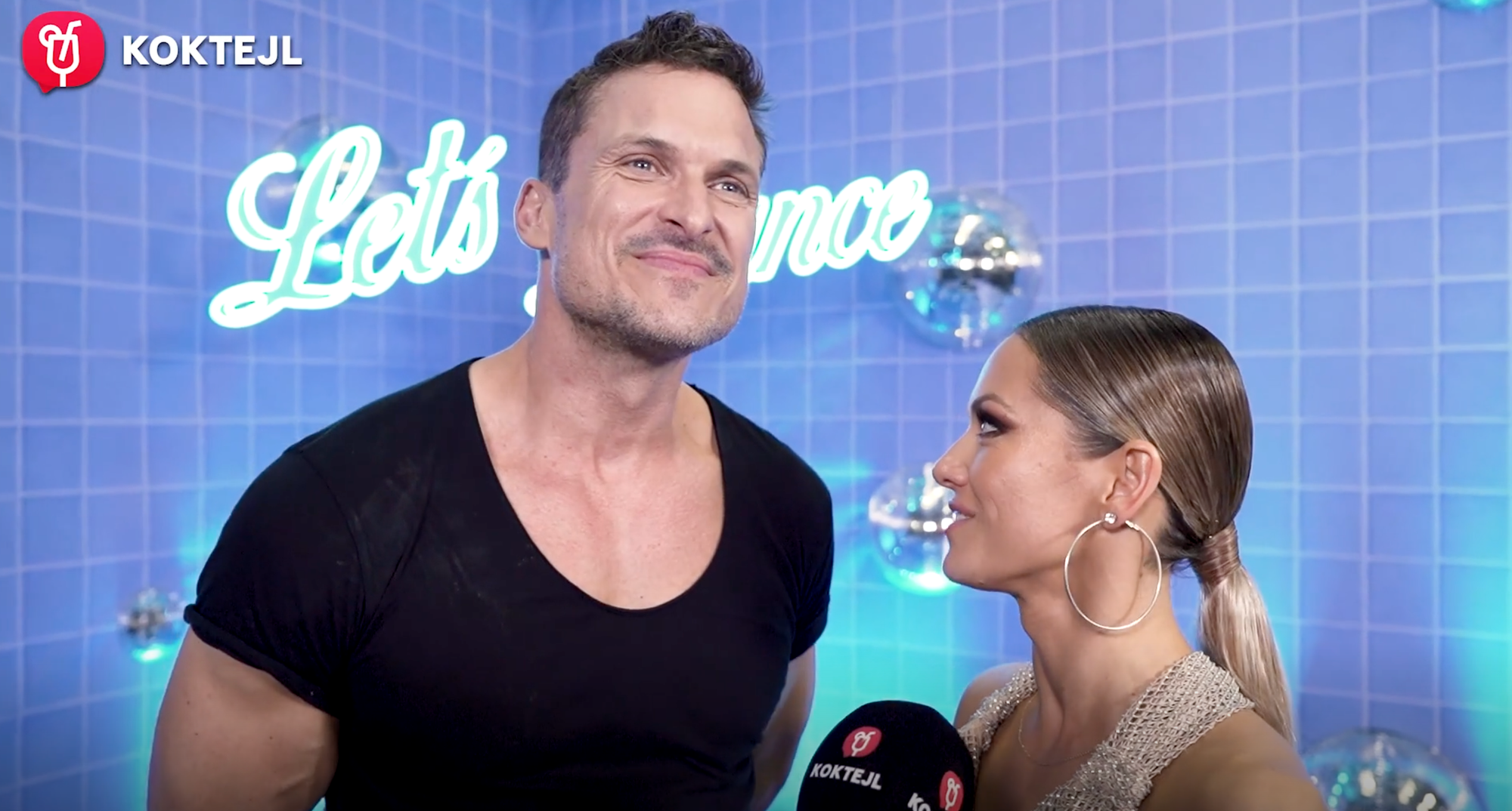 Herec Ján Koleník a tanečnica Dominika Rošková.