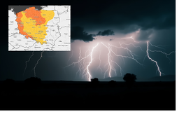 Dziś niebezpieczne burze. Gdzie będzie szczególnie groźnie? [Ostrzeżenia IMGW]