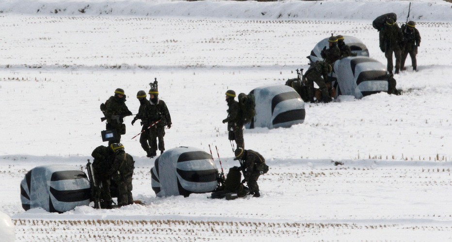 Żołnierze Korei Południowej na granicy