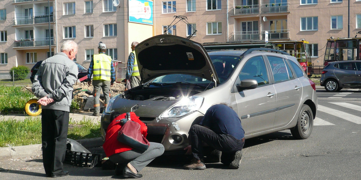 łódź Wypadek Zielona 1 Maja