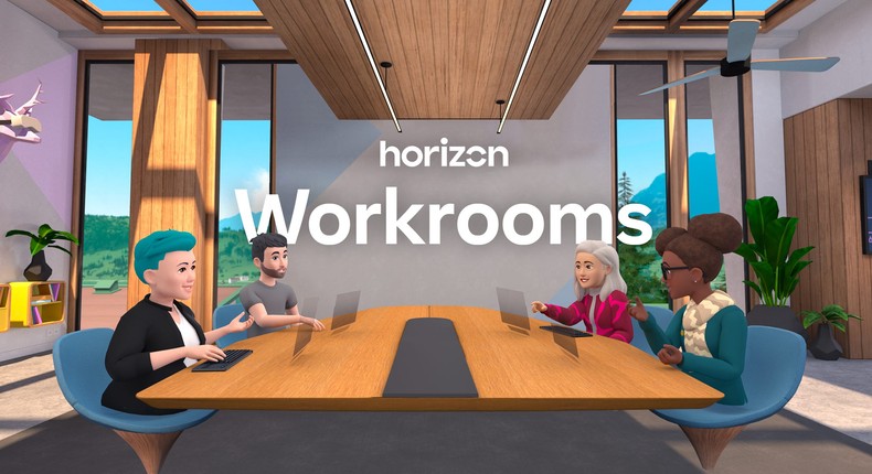 Facebook launched Horizon Workrooms last week.
