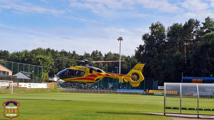 Skok na główkę do na Paprocanach zakończony urazem kręgosłupa - 07.08.2022 - autor: 112tychy.pl