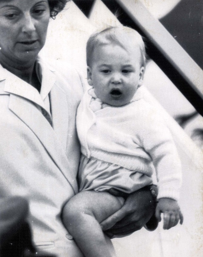 Barbara Barns i princ Vilijam 1983. godine