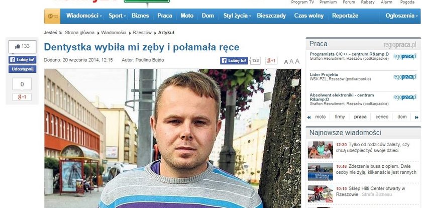 Córka posła PiS wybiła mu zęby i złamała rękę!