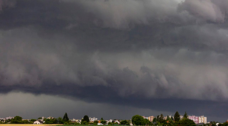 Brutális vihar csap le hamarosan az országra / Illusztráció / Fotó: MTI/Varga György