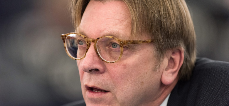 Belg Guy Verhofstadt kandydatem liberałów na szefa europarlamentu