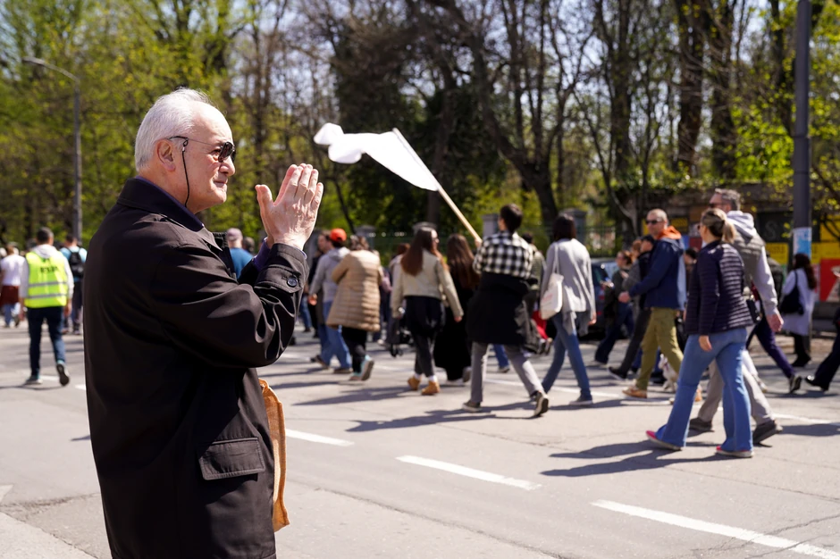 Protestna šetnja studenata u blokadi