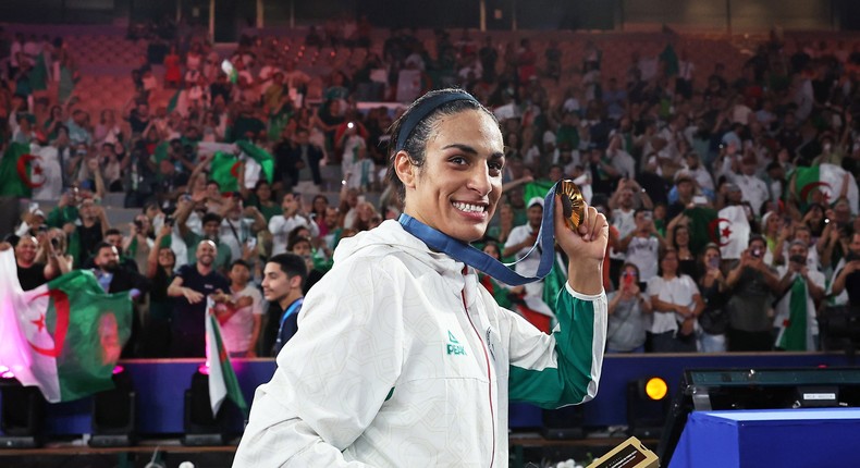 Algerian boxer Imane Khelif's sex was the subject of intense scrutiny throughout the Games.Richard Pelham/Stringer/Getty Images