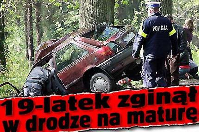 19-latek zginął w drodze na maturę