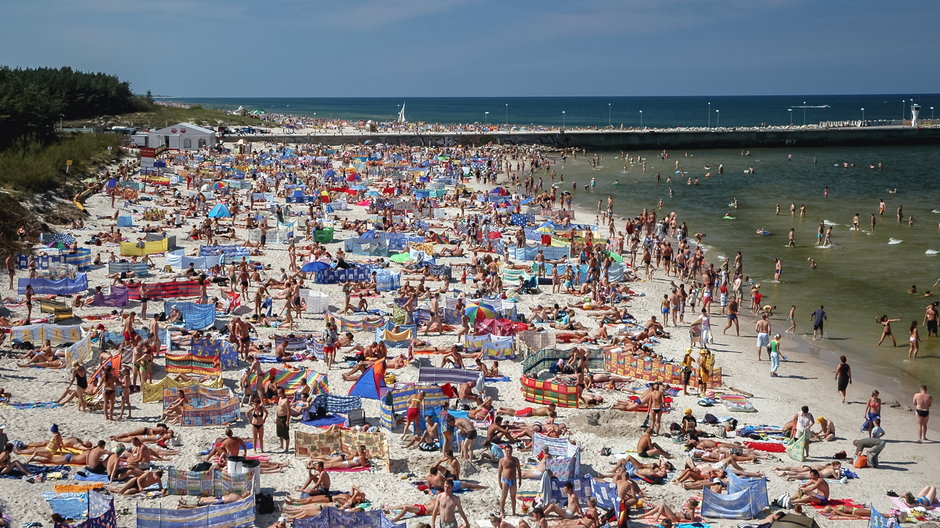 Plaża w Łebie