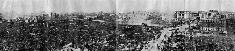 Skutki trzęsienia ziemi w Tokio w 1923 r.